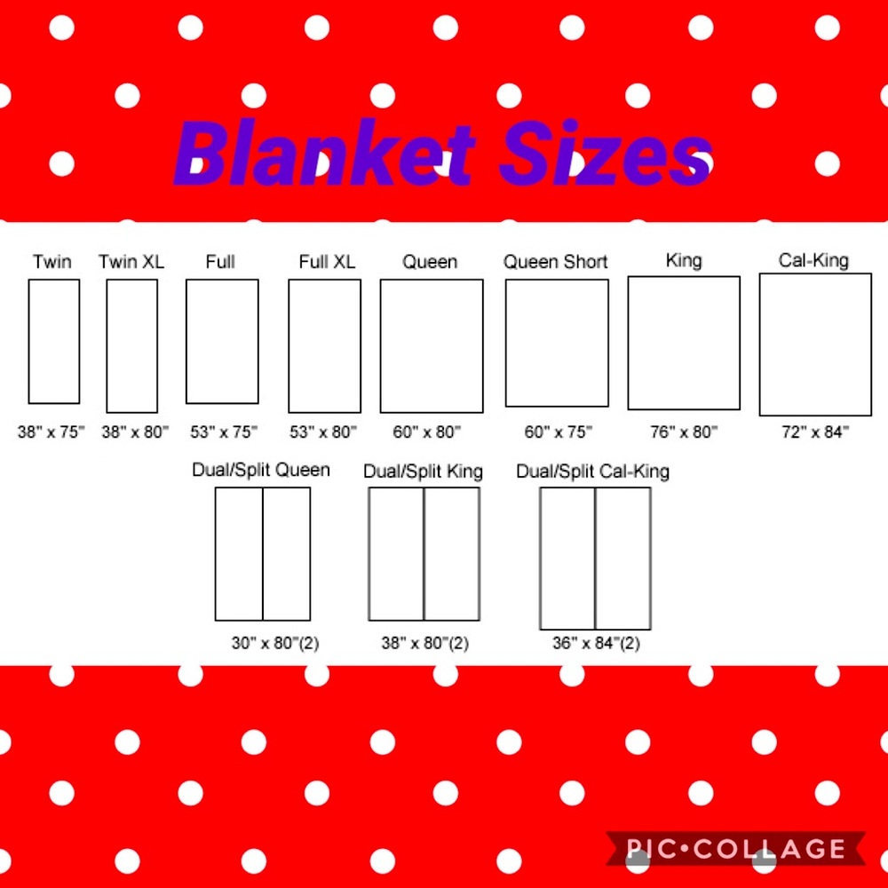 - 🛏 Bedding Measurements 🛏